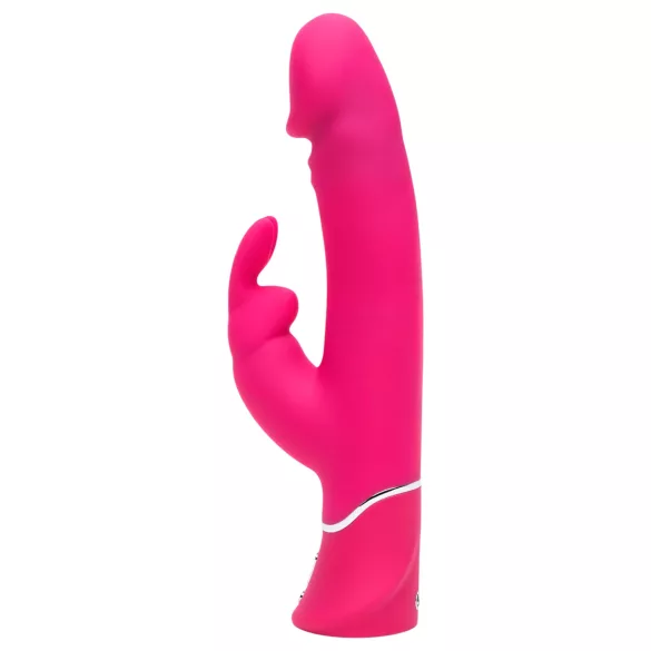 Happyrabbit Dual Density - vibrator impermeabil cu braț pentru clitoris (roz)