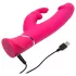 Happyrabbit Dual Density - vibrator impermeabil cu braț pentru clitoris (roz)