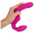 Strepless Strap-On - vibrator cu bretele (roz)