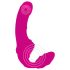 Strepless Strap-On - vibrator cu bretele (roz)