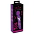 Javida - vibrator masaj 2în1 cu perle - silicon mov