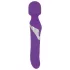 Javida - vibrator masaj 2în1 cu perle - silicon mov