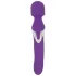 Javida - vibrator masaj 2în1 cu perle - silicon mov