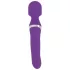 Javida - vibrator masaj 2în1 cu perle - silicon mov
