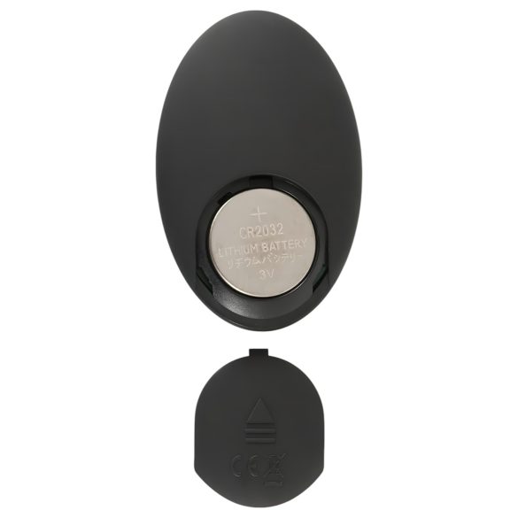 ANOS - vibrator anal cu bile rotative - negru