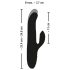 SMILE Thrusting - vibrator rotativ și oscilant cu braț clitoridian (mov)