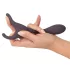 Couples Choice - vibrator dublu cu telecomandă, reîncărcabil - mov