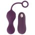 Bile de Dragoste SMILE RC - ou vibrator reîncărcabil cu telecomandă (mov)