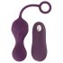 Bile de Dragoste SMILE RC - ou vibrator reîncărcabil cu telecomandă (mov)
