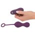 Bile de Dragoste SMILE RC - ou vibrator reîncărcabil cu telecomandă (mov)