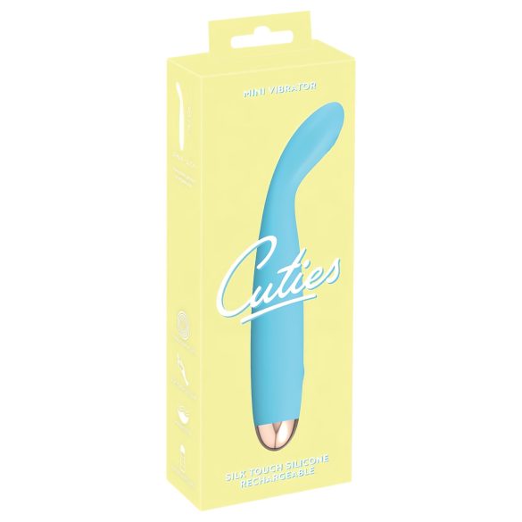 Cuties Mini - vibrator reîncărcabil, impermeabil, punctul G (turcoaz)