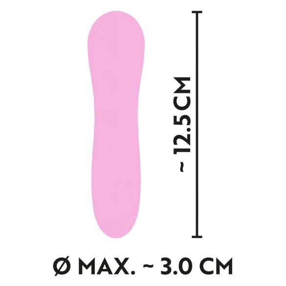 Cuties Mini - vibratoare spiralate, reîncărcabil, waterproof, roz