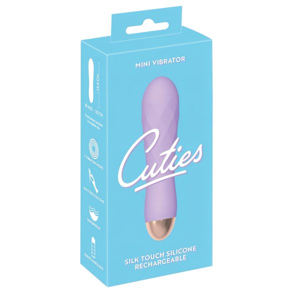 Cuties Mini - vibrator grilaj, wireless, rezistent la apă (mov)