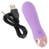 Cuties Mini - Vibrator mic, reîncărcabil, rezistent la apă (mov)
