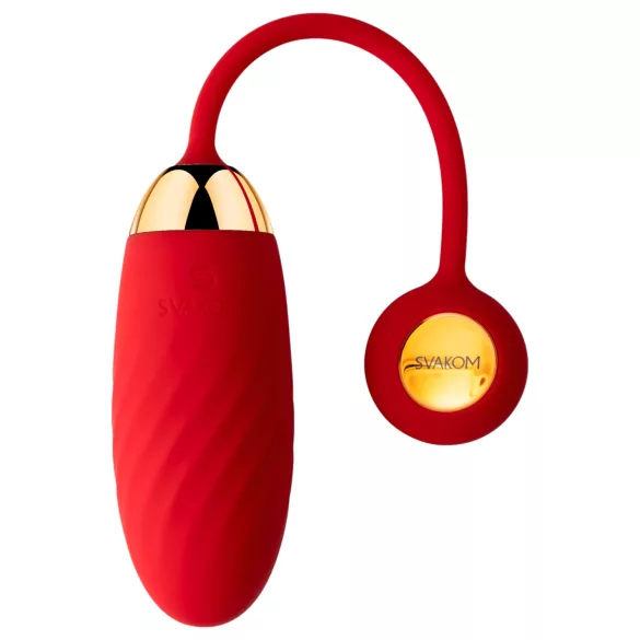 Svakom Ella Neo - Ou vibrator controlat prin aplicație (roșu)