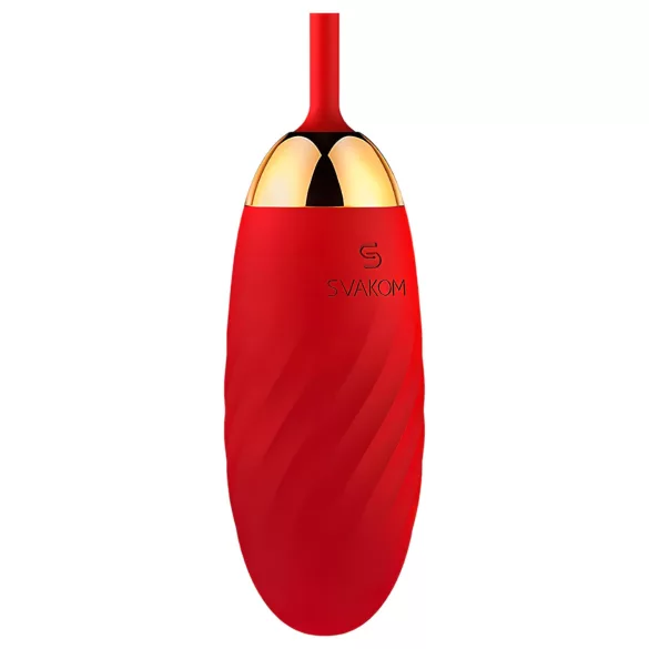 Svakom Ella Neo - Ou vibrator controlat prin aplicație (roșu)