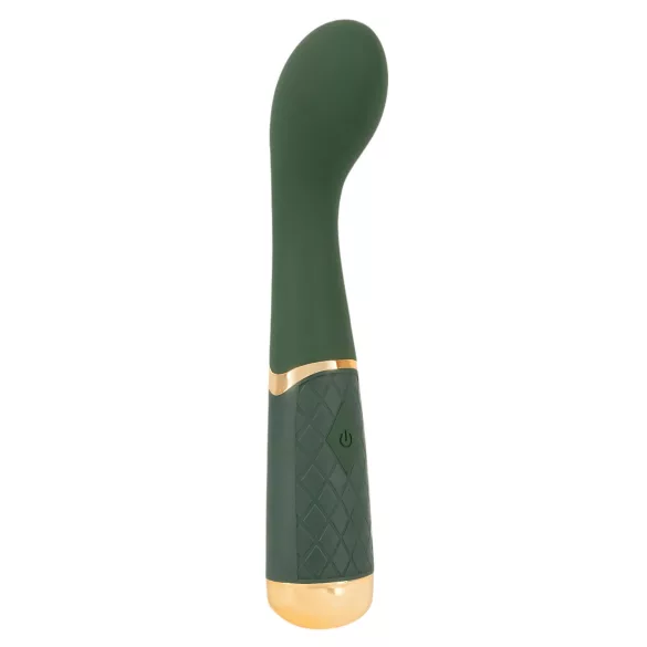 Emerald Love - vibrator pentru punctul G, reîncărcabil, impermeabil - verde