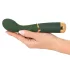 Emerald Love - vibrator pentru punctul G, reîncărcabil, impermeabil - verde