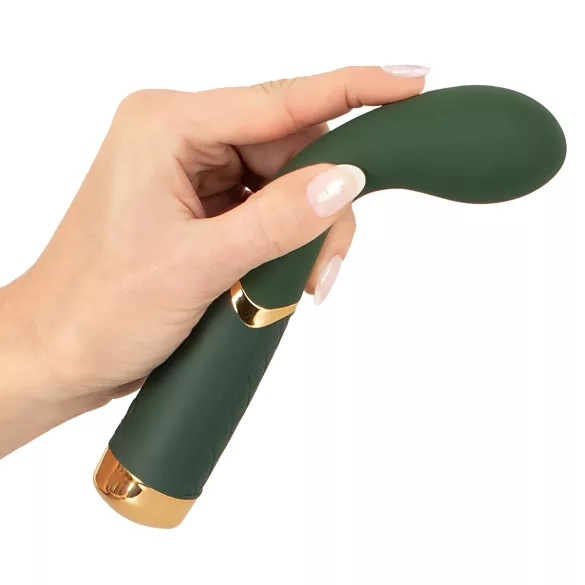 Emerald Love - vibrator pentru punctul G, reîncărcabil, impermeabil - verde