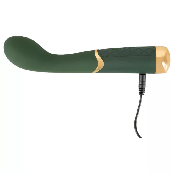 Emerald Love - vibrator pentru punctul G, reîncărcabil, impermeabil - verde