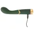 Emerald Love - vibrator pentru punctul G, reîncărcabil, impermeabil - verde
