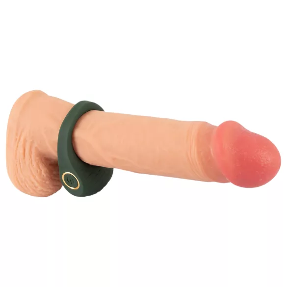 Emerald Love - inel vibrator rezistent la apă, reîncărcabil - verde