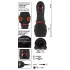 Rebel - vibrator gland cu baterie, 2 motoare - negru