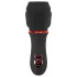 Rebel - vibrator gland cu baterie, 2 motoare - negru