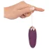 Javida Shaking Love - ou vibrator cu telecomandă - funcție de împingere - mov