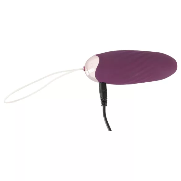 Javida Shaking Love - ou vibrator cu telecomandă - funcție de împingere - mov