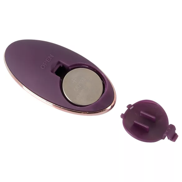 Javida Shaking Love - ou vibrator cu telecomandă - funcție de împingere - mov