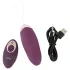 Javida Shaking Love - ou vibrator cu telecomandă - funcție de împingere - mov