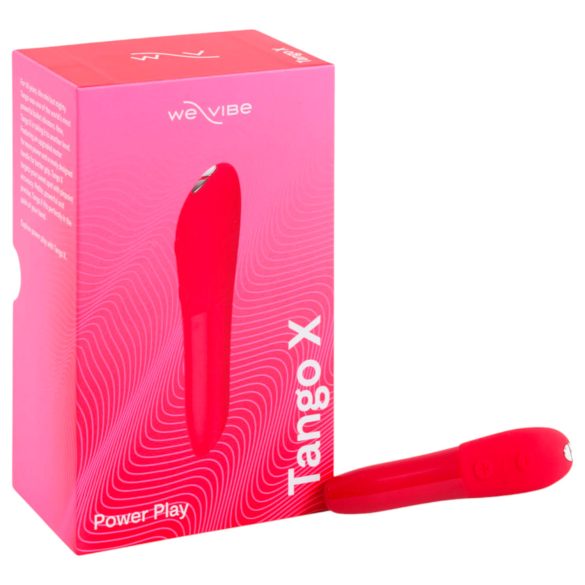 We-Vibe Tango X - vibrator coral, reîncărcabil și rezistent la apă