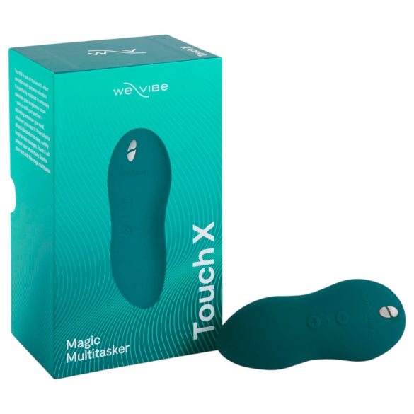 We-Vibe Touch X - vibrator clitoridian verde, reîncărcabil și impermeabil