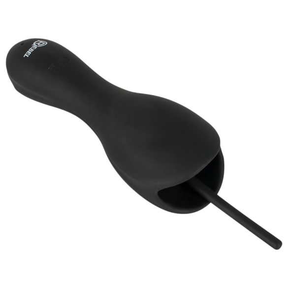 Rebel - vibrator gland cu dilatator - negru