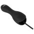 Rebel - vibrator gland cu dilatator - negru