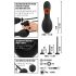 Rebel - vibrator gland cu dilatator - negru