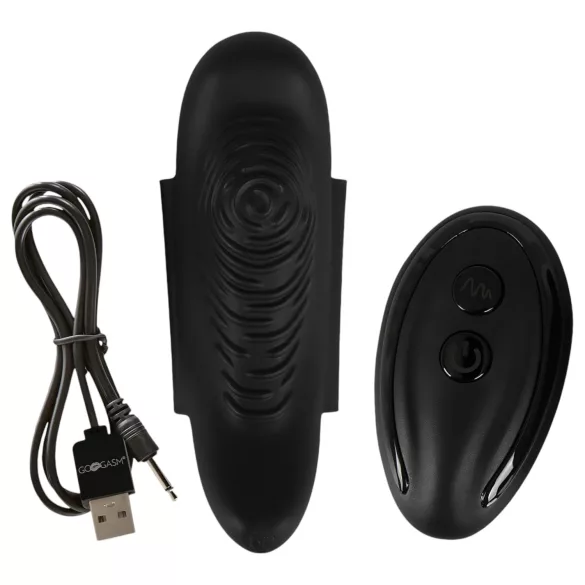 GoGasm Panty - vibrator clitoridian wireless reincarcabil - negru