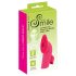 SMILE Licking - vibrator deget cu unde de aer și limbă (roz)