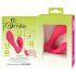 SMILE Chiloți - vibrator 2în1 cu radio și acumulator (roz)
