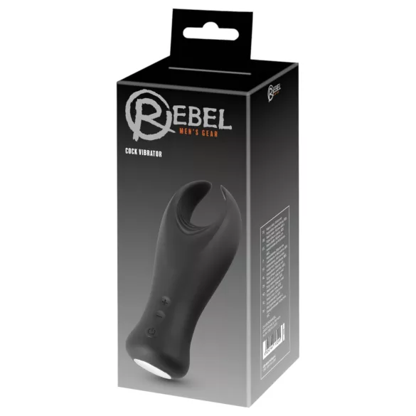 Rebel - masturbator vibrant gland penian - silicon negru