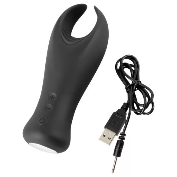 Rebel - masturbator vibrant gland penian - silicon negru