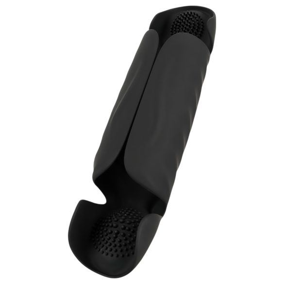 Rebel - Vibrator cap penian cu 3 motoare (negru)