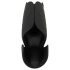 Rebel - Vibrator cap penian cu 3 motoare (negru)