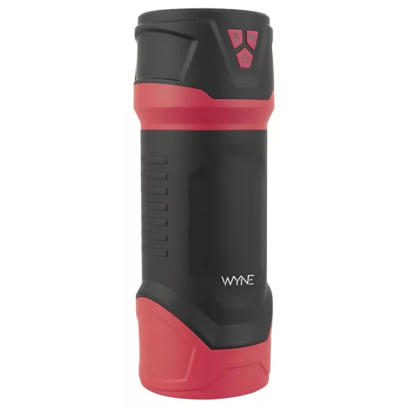 WYNE 04 - masturbator electric cu vibrații și funcție de sucțiune - maro