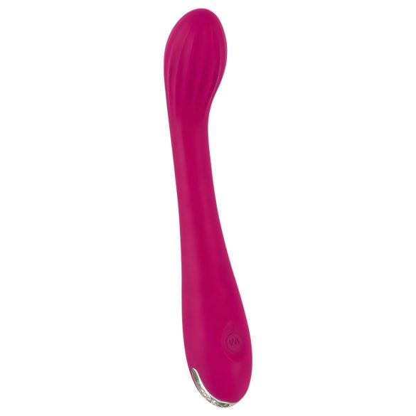 SMILE G-spot - vibrator reîncărcabil cu nervuri pentru punctul G (mov)