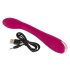 SMILE G-spot - vibrator reîncărcabil cu nervuri pentru punctul G (mov)