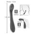 SMILE G-spot - vibrator reîncărcabil cu nervuri pentru punctul G (mov)