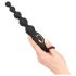 Mărgele ANOS - vibrator anal cu mărgele (negru)