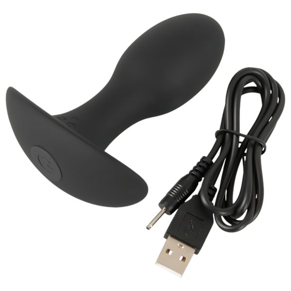 ANOS - vibrator pentru prostată - impermeabil, reîncărcabil - negru